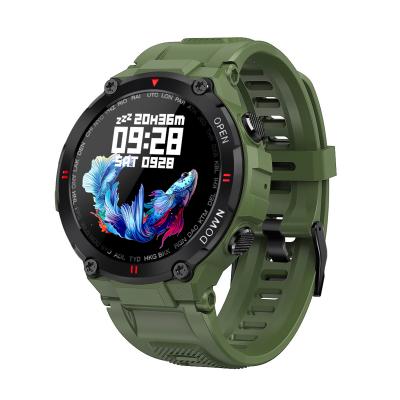 China 1.28 Inch Realtek 8762C 400mAh Large Battery Full Touch Screen Sports Call Man Homme Watch K27 vs K22 for sale