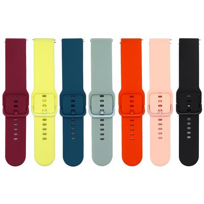 China Blet replacement smartwatch straps silicone bands for huawei samsung smart watch band correas for sale