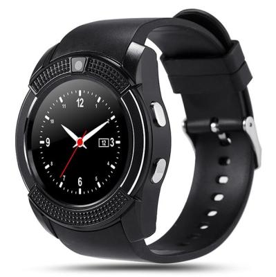 China V8 smart band watch Touch Screen with Camera SIM Card Slot Waterproof smart fitness watch for men for sale