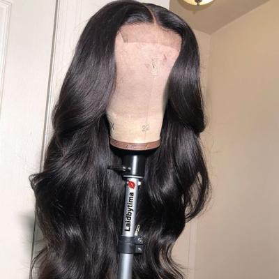 China Brazilian Body Wave Full Virgin Brazilian Cuticle Aligned Lace Frontal Wig Brazilian Raw Transparent Human Hair Full Closure Body Wave Hair Wig for sale