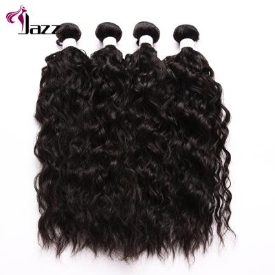 China Different Regular Wave Style Brazilian Remy Hair Extension Human Hair Bundles Hair 100% Weave Natural Black Color for sale