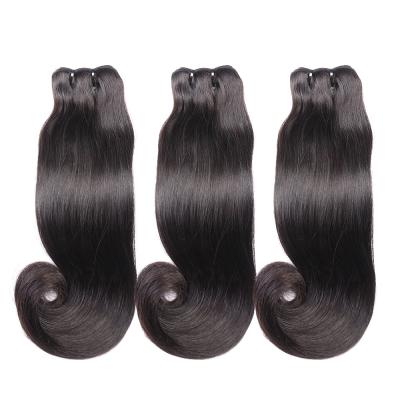 China Quality 10a Silky Straight Best Grade Double Drawn Wave Hair Bundles for sale