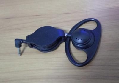 China A single-sided earphone with retractable cable for conference system or tour guide systems for sale