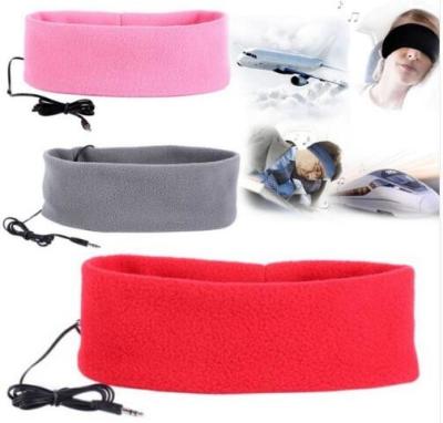 China Headband with headphone 3.5mm Anti-snore Wired Comfortable Thin Sweatband Stereo Sports Sleep Headphone for sale