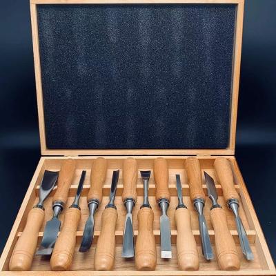 China Carving Customized LOGO Wood Carving Chisel 12 Pcs Wood Chisel Set for sale