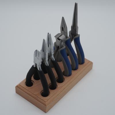 China Jewelry Work Best Price Top Selling Wooden Combination Jewelry Pliers Holder for sale