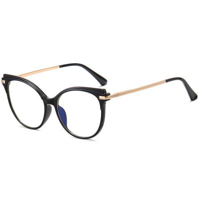 China Trendy flat anti-blue spot tr90 mirror optical frame optical frame female eyewear for sale