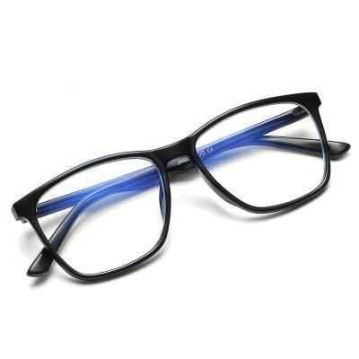 China Fashionable Classic Big Square Eyewear Women Men Metal Adult Computer Glasses Frames Anti-blue Light Glasses for sale