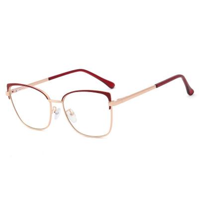 China Trendy Simple And Fashionable Flat Glasses With Big Frame Anti Spring Temples Blue Light Glasses for sale