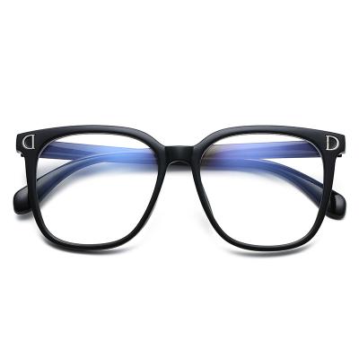 China Hot sale fashionable retro optical sight D - word glass men and women street photography fashion glass anti myopia blue light glasses for sale