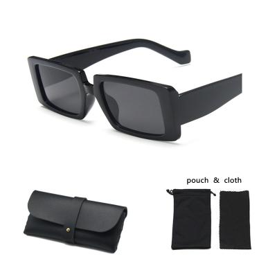 China New fashion trend jelly color square sunglasses anti-glare personality for men and women 2021 sunglasses for sale