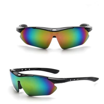 China sports & safety cheap fashionable stylish strong outdoor riding glare sports windproof glasses UV400 for sale