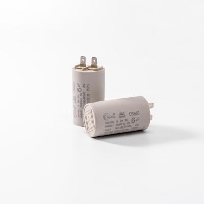 China CBB60 500VAC Fire Start Capacitor CBB60 8.5uF Flame Retardant Capacitor for sale