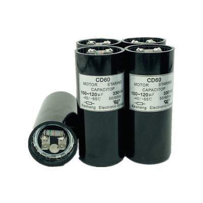 China AC Motor Cd60 Current Capacitort Motor Capacitor With TUV CE COC Certificate for sale