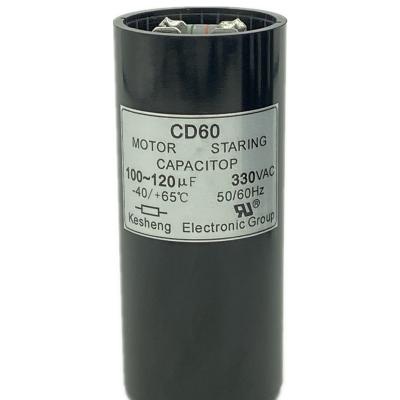 China AC Motor Motor Starting Capacitor CD60 200uF 330V.AC Start Capacitor for sale