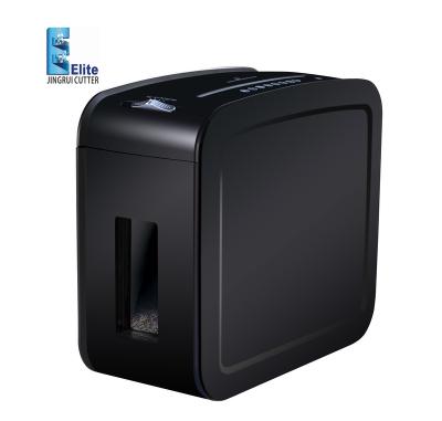 China Desktop Mini Slient Cross Cut 5 Card Ppaer/Cover Paper Shredder Machine With Removable Waste Bin for sale