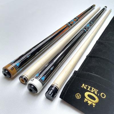 China 2021 New Custom OMIN Series Cue Top Quality Handle Maple Wood Snooker XF-D02/D03 Billiard Cue for sale