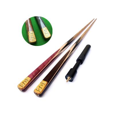 China O'MIN Victory Aged Ebony Wood 3/4 Jointed Pool Cue Handmade Billiards Sticks Billiard Ball Victory for sale