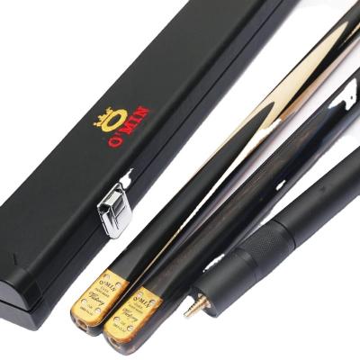 China O'MIN Victory Aged Ebony Wood 3/4 Jointed Pool Cue Handmade Billiards Sticks Billiard Ball Victory for sale