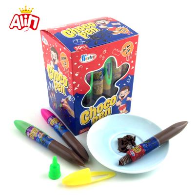 China Box packaging chocolate candy chocolate pen jam cartoon pen shape spray chocolate HC8C004 for sale