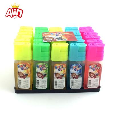 China Hot Sale 25ml Shape Liquid Fruit Flavor Lighter Spray Candy For Kids 25ml/pcs for sale