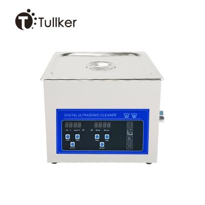 China 15L Digital Ultrasonic Cleaner Tank Automatic Metal Parts Oil Rust Degreasing Temperature Adjust Sonic Wash Machine 360W for sale