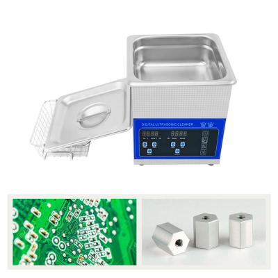 China 2L Portable Ultrasonic Cleaner Screw Nut Oil Dust Degreaser Glassware Hardware Sonic Washer Set for sale