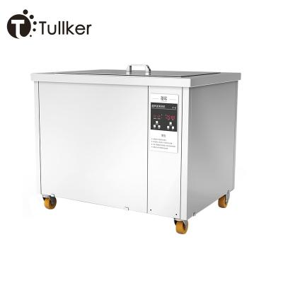 China Tullker Industrial 38L Ultrasonic Cleaner 40kHz 28kHZ 80kHz 120kHz Engine Block DPF Metal Oil Degreaser Cleaning Machine for sale