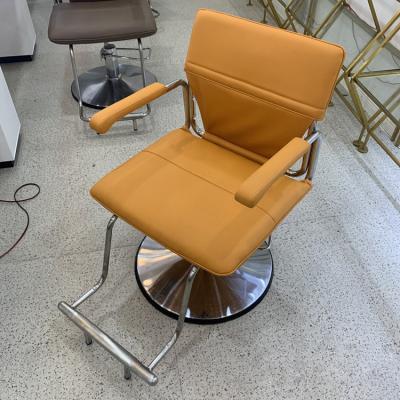 China Barber Shop Chair Hair Contemporary Simple Salon Dedicated Hairdressing Chair Barber Shop Lifting Hair Cutting Perm Salon High End Dye Fur for sale