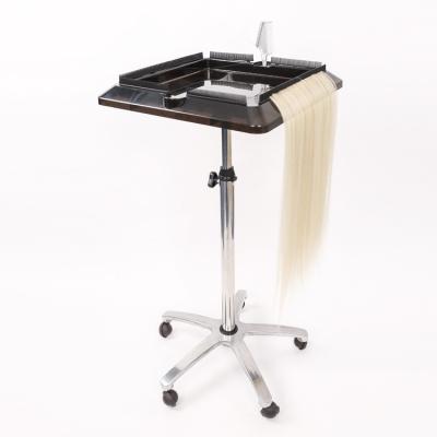 China New Portable Adjustable Hair Salon Equipment Hair Extension Rack Barber Trolley Barber Accessories for sale