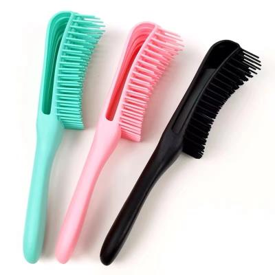 China Manufacturers SC-01 Waterproof Custom Logo Detangler Dryer Bundler Hair Brush For Natural Hair for sale