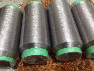 China silver coated nylon yarn, fabric for antibacterial, anti electromagnetic radiation for sale