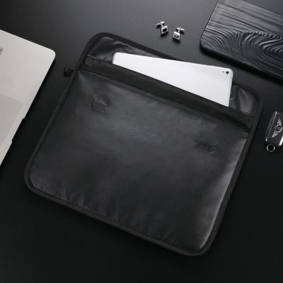 China Emf protector anti RFID anti espía bolsa de ordenador portátil PU en venta