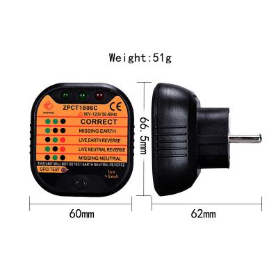 China earthing socket tester for earthing product in different countries use for sale