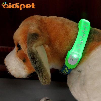 China Fashionable Dog Light Accessory Lead Silicone Led Light Dog Collar Cover Attachment To Collar Leash Bag Night Safety Dog Light for sale