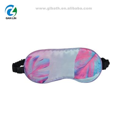 China Modern Printing Soft Satin Eye Mask Dark Circles New Design For Beauty Sleep Relax Gift Accessories for sale