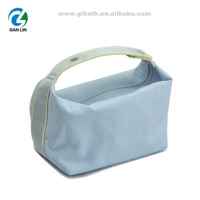 China 2021 New Fashion Style High Capacity Cotton Canvas Makeup Travel Cosmetic Packaging Logo Bag For Ladies for sale