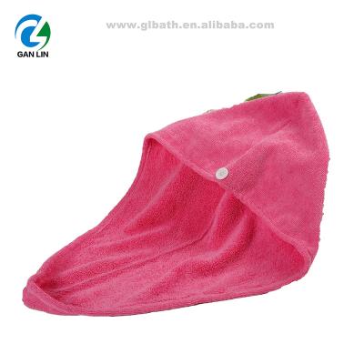 China Home Hot Sales Microfiber Hair Turban Towel Wrap For Girl Kids Custom Hair Turban for sale