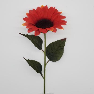 China Plastic high quality single flower red yellow white flower for holiday decoration for sale