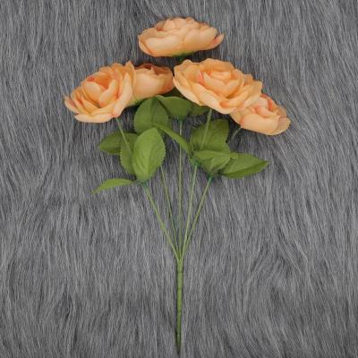 China Beautiful Colorful High Quality Decorative Artificial Roses Wedding High Quality Silk Flowers For Daily for sale