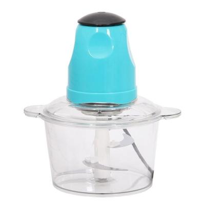 China Multifunctional Mini Electric Blender Meat Choppers Plastic vegetable bowlBlade high efficiency 2L small chopper for sale