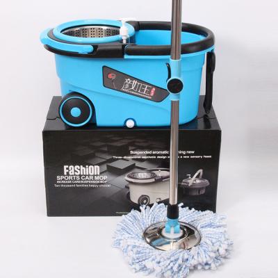 China Amazon floor mop bucket sale 360 ​​broom double drive suspension sustainable hot rotary magic cleaning bucket household and mop for sale