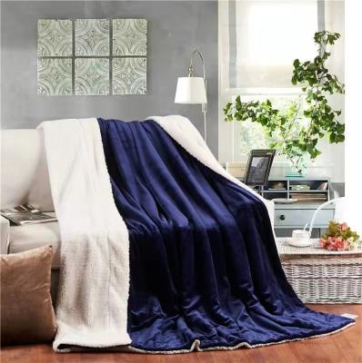 China Anti-Static Warm Super Soft Custom Print Chiffon Polyester Fleece Flannel Blanket For Winter for sale