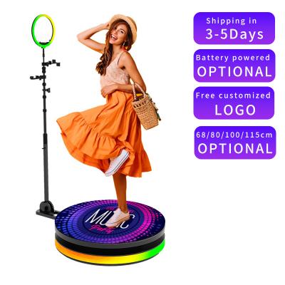 China 2022 Drop Shipping Intelligent Operation Slow Motion Rotating Magic 360 spin photo booth for sale