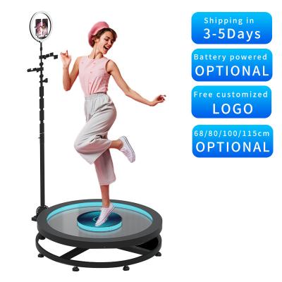 China 80cm 100cm Party Slow Rotating Spinning Camera selfie magic 360 photo booth for sale