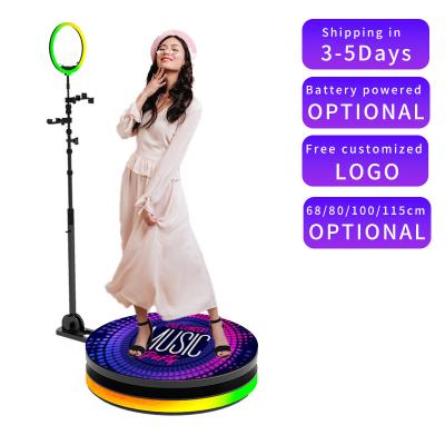 China Portable Video Revolve Selfie 360 Spinner Degree Photobooth 360 Photo Booth Machine for sale