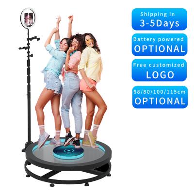 China Professional Automatic Spinning 360 photo booth 4 people 8 people for sale