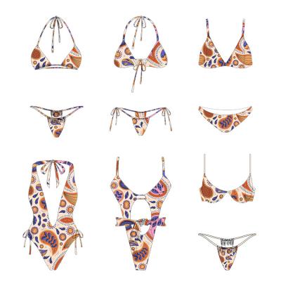 China New Arrival Breathable Custom Sexy Thong Swimwear Women Swimwear Custom Thong Bikini Set Women Swimwear Sexy Bikini for sale