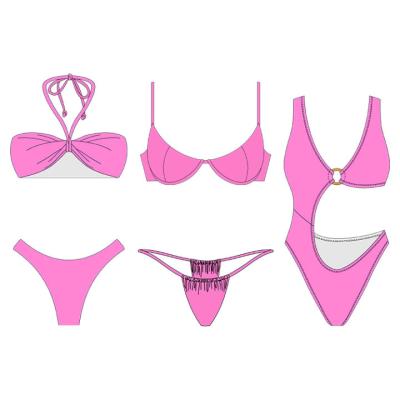 China 2022 Women Bikini Beachwear Women African Swimwear Manufacturer Swimwear Designer Swimwear China Anti-UV for sale