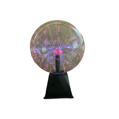 China Modern Custom Magic Plasma Ball 3Inch USB Crystal Lighting Ball Sound Control LED Plasma Static Light For Kids for sale